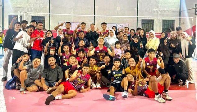 Tim Bola Voli Putra Desa Singawada Meraih Juara I Tingkat Kecamatan Rajagaluh Kabupaten Majalengka
